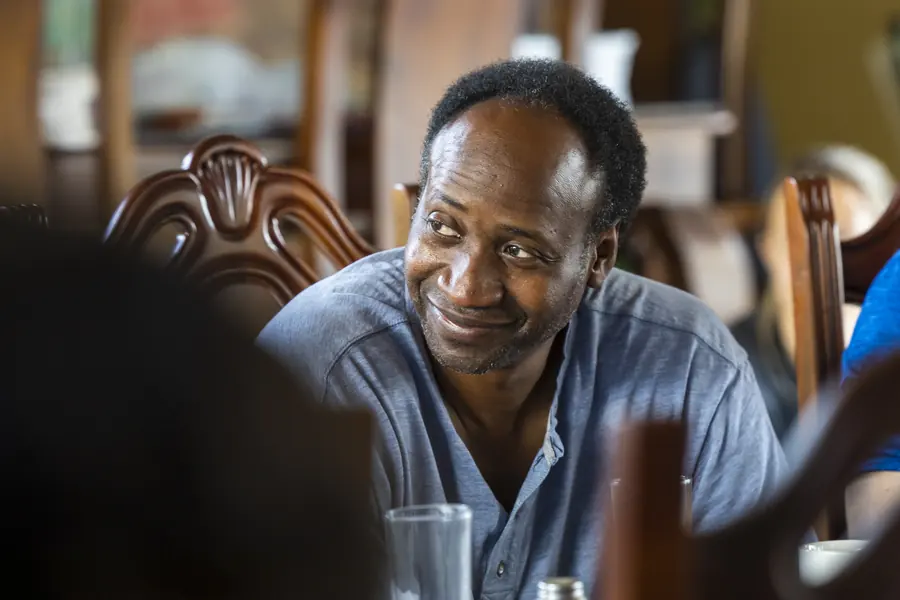 Portrait of a guest at a dinner event